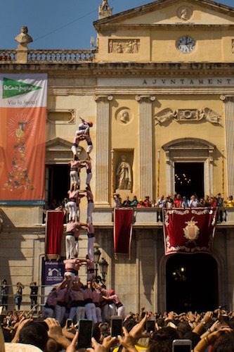 Castells por Santa Tecla