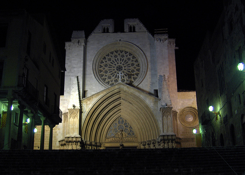 Catedral de Tarragona de nit