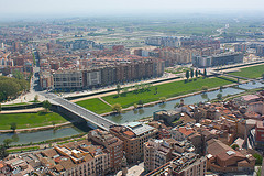 Lleida des del campanar de la Seu Vella